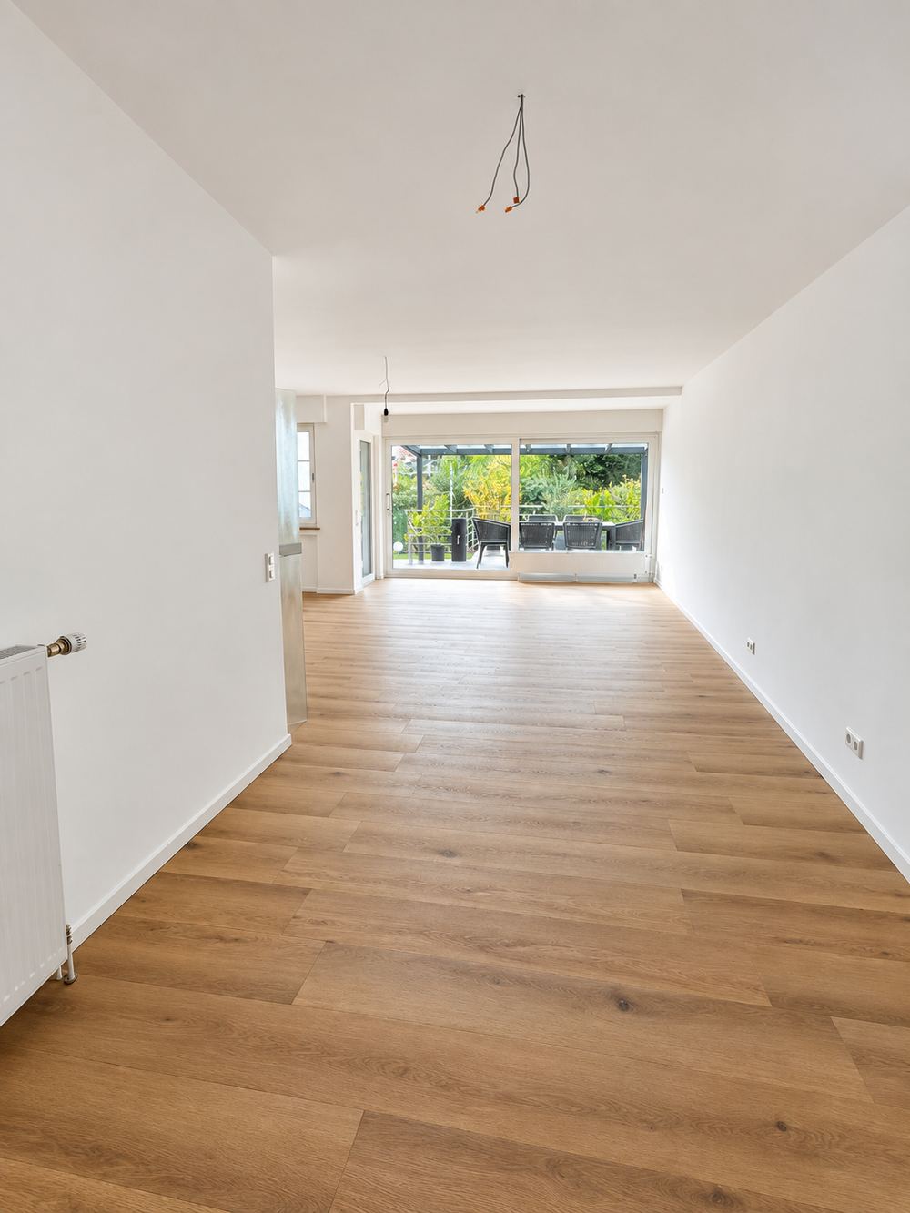 Raum mit neu verlegtem Klick-Vinyl